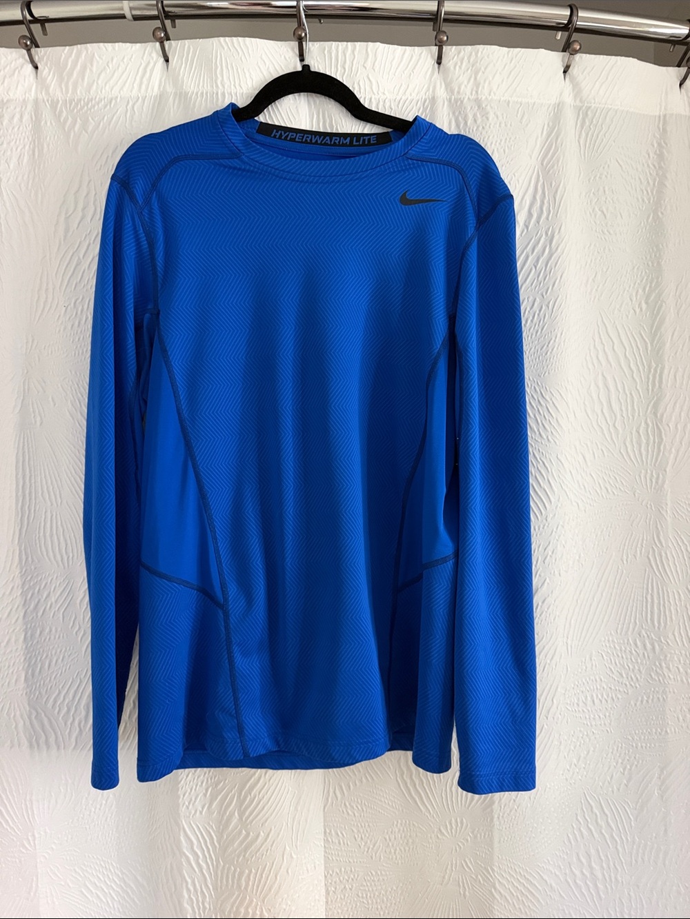 Nike Hyperwarm Lite Long-Sleeve Crew — Blue